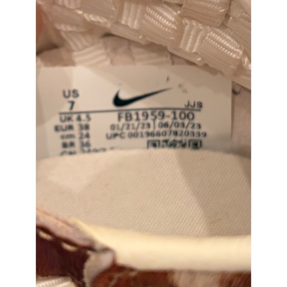 Nike Air Footscape Woven "Cow Print" Women's Size 7 - Picture 8 of 8